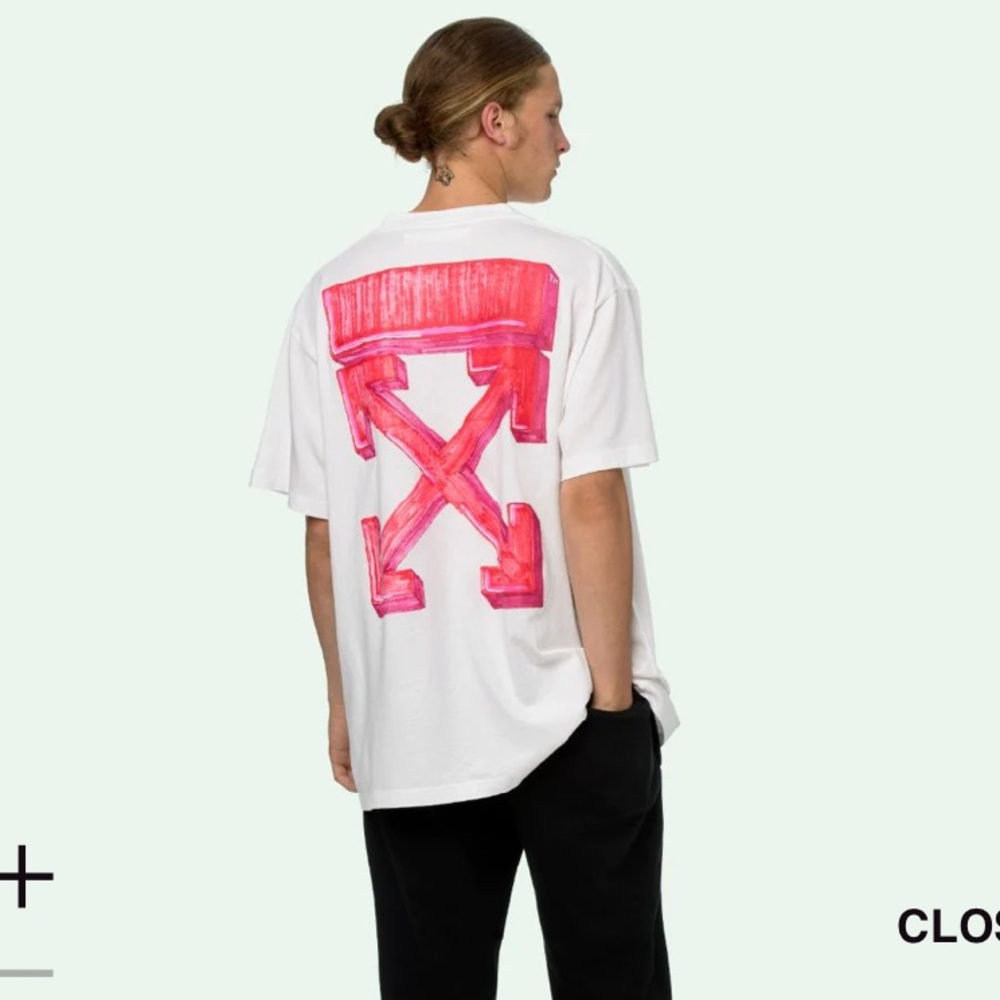 Off-White marker S/S over t-shirt